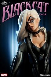 Sideshow - Marvel Comics - J. Scott Campbell Spider-Man Collection - Black Cat Comiquette Statue