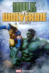 Sideshow - Marvel Collectibles - Hulk vs Wolverine Maquette Statue