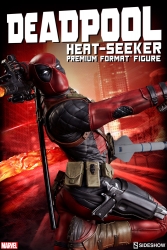 Sideshow - Marvel Collectibles - Deadpool Heat-Seeker Premium Format Statue