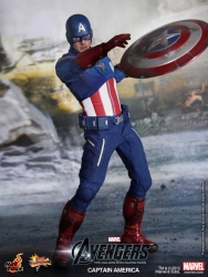 Hot Toys - 1/6th scale The Avengers Captain America Limited Edition Collectible Figurine