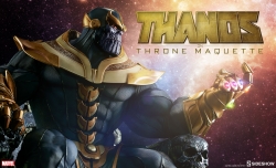 Sideshow - Marvel Collectibles - Thanos on Throne Maquette Statue